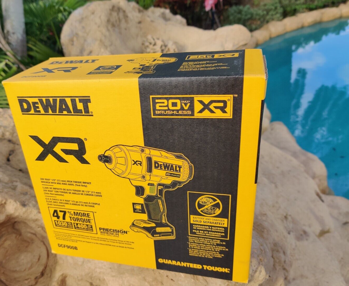 DEWALT DCF900B 20V 1/2 IN IMPACT WRENCH  BRUSHLESS WITH HOGS RING ✅SEALED NEW ✅