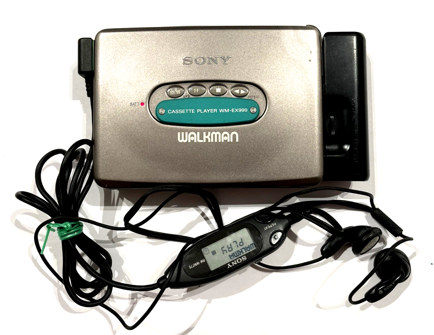SONY WM-EX999 walkman cassette player Made in Japan Reverse