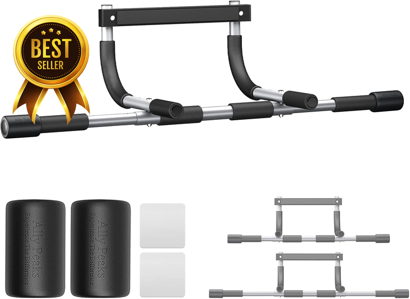 Adjustable Doorway Pull Up Bar Width Fitness Chin Up Workout Bar