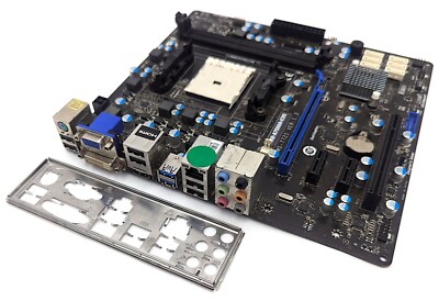 MSI FM2-A75MA-E35 AMD A75 Socket FM2 DDR3 Micro ATX Motherboard MS-7721 VER: 1.3