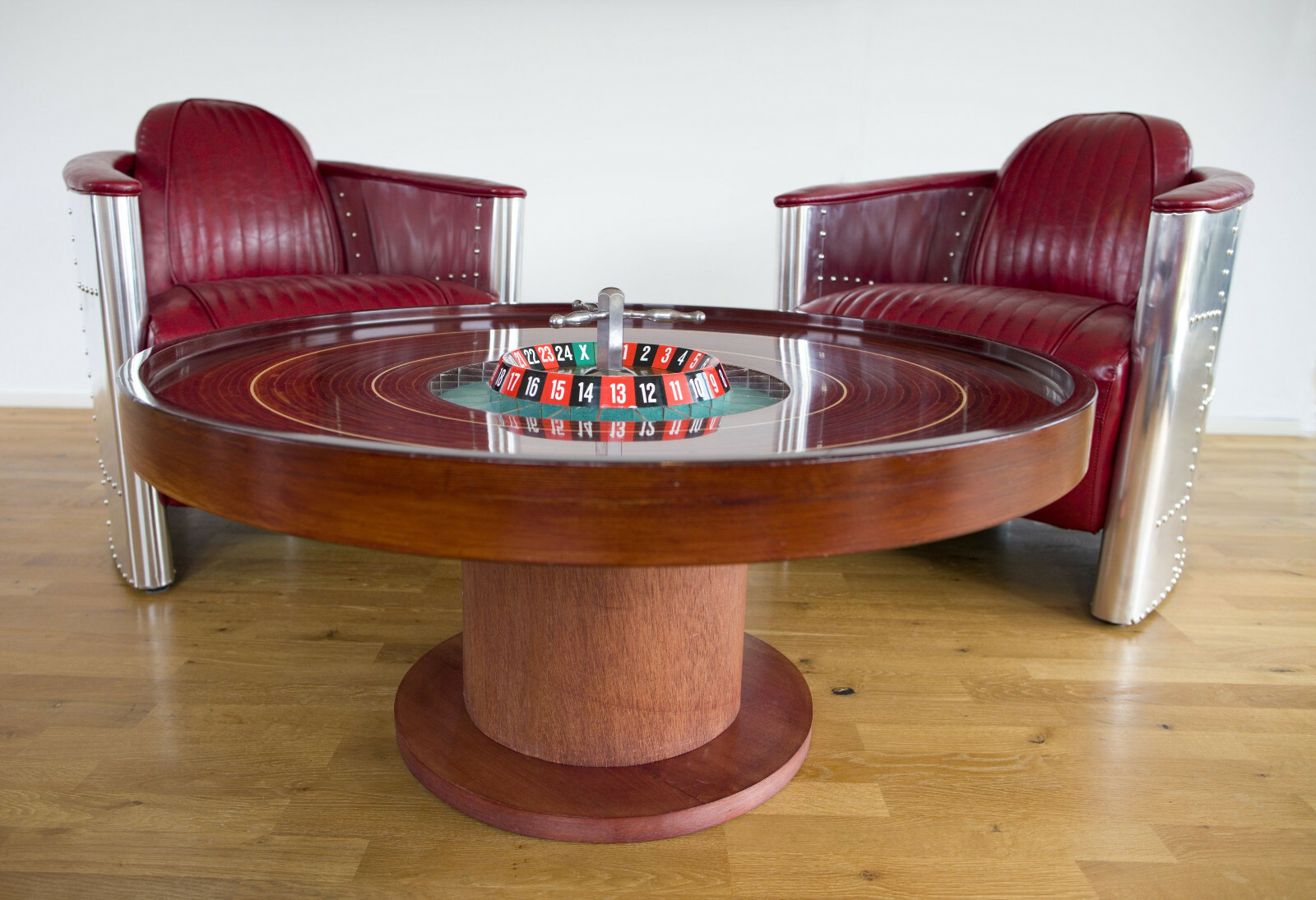Roulette Roulettekessel Couchtisch Wohnzimmertisch - absolutes Unikat