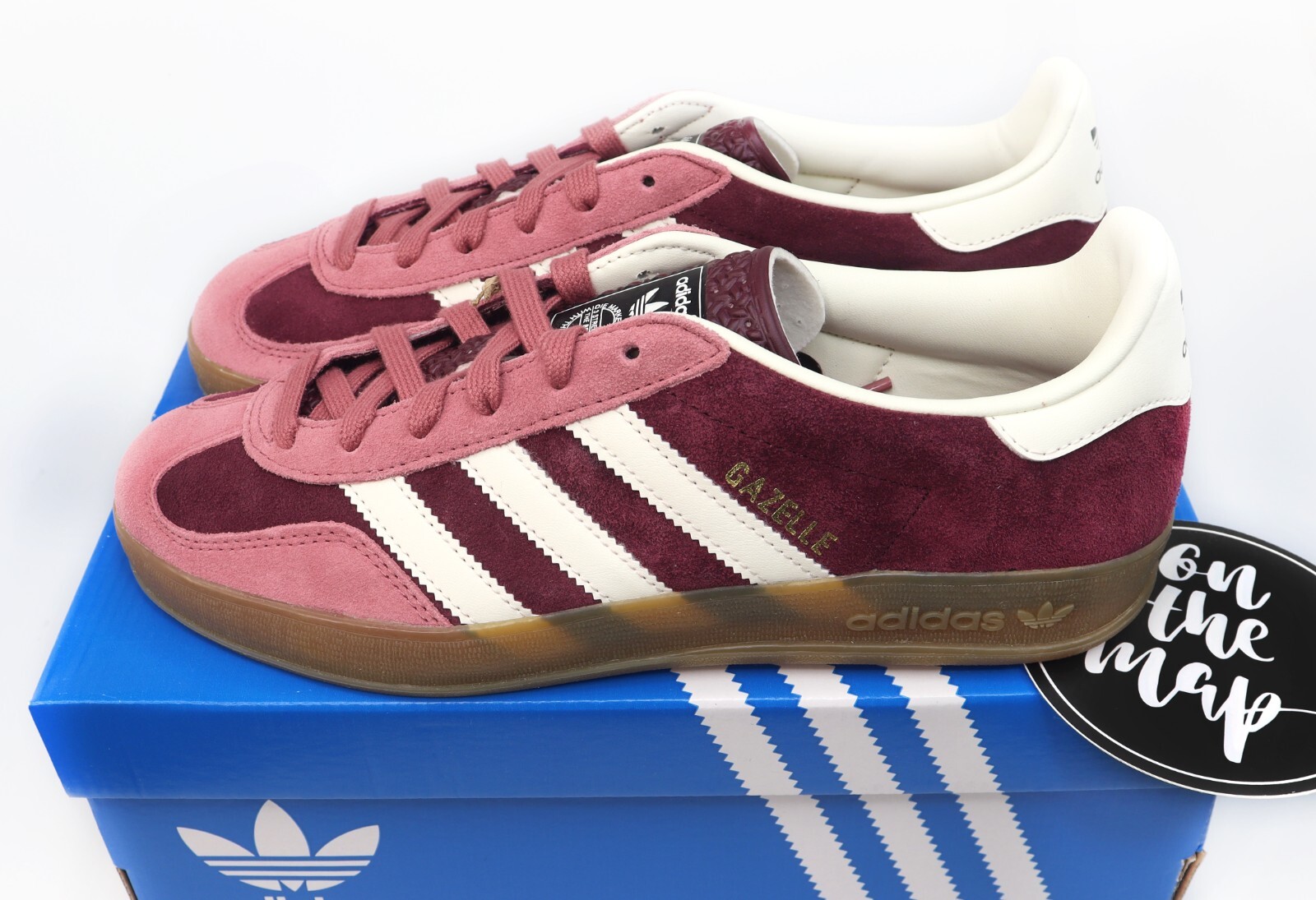 スニーカー adidas Gazelle Indoor Maroon Red IF9647 adidas Gazelle Indoor in Burgundy | SVD USA