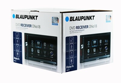 Blaupunkt Ohio18 2-Din Car Stereo in-Dash 6.9'' Touchscreen AM/ FM DVD MirrorLink
