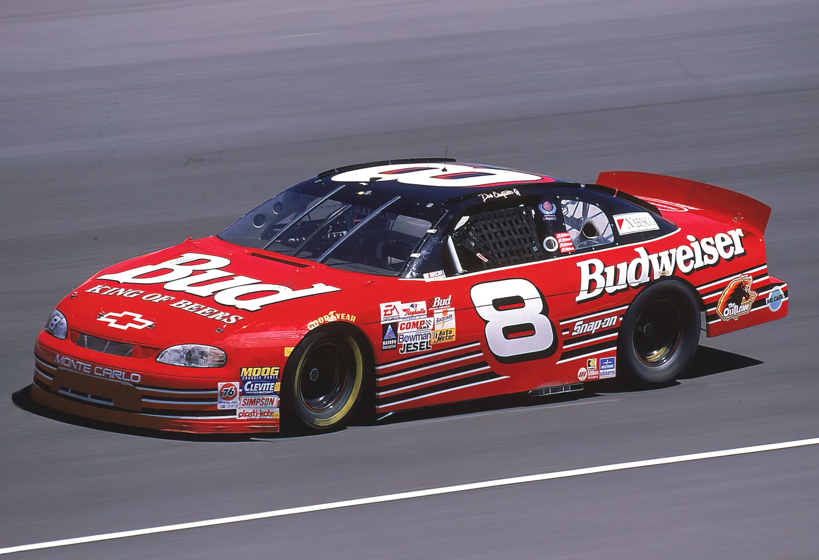 Dale Earnhardt Jr. #8 Budweiser NASCAR 13x19 Poster Gloss