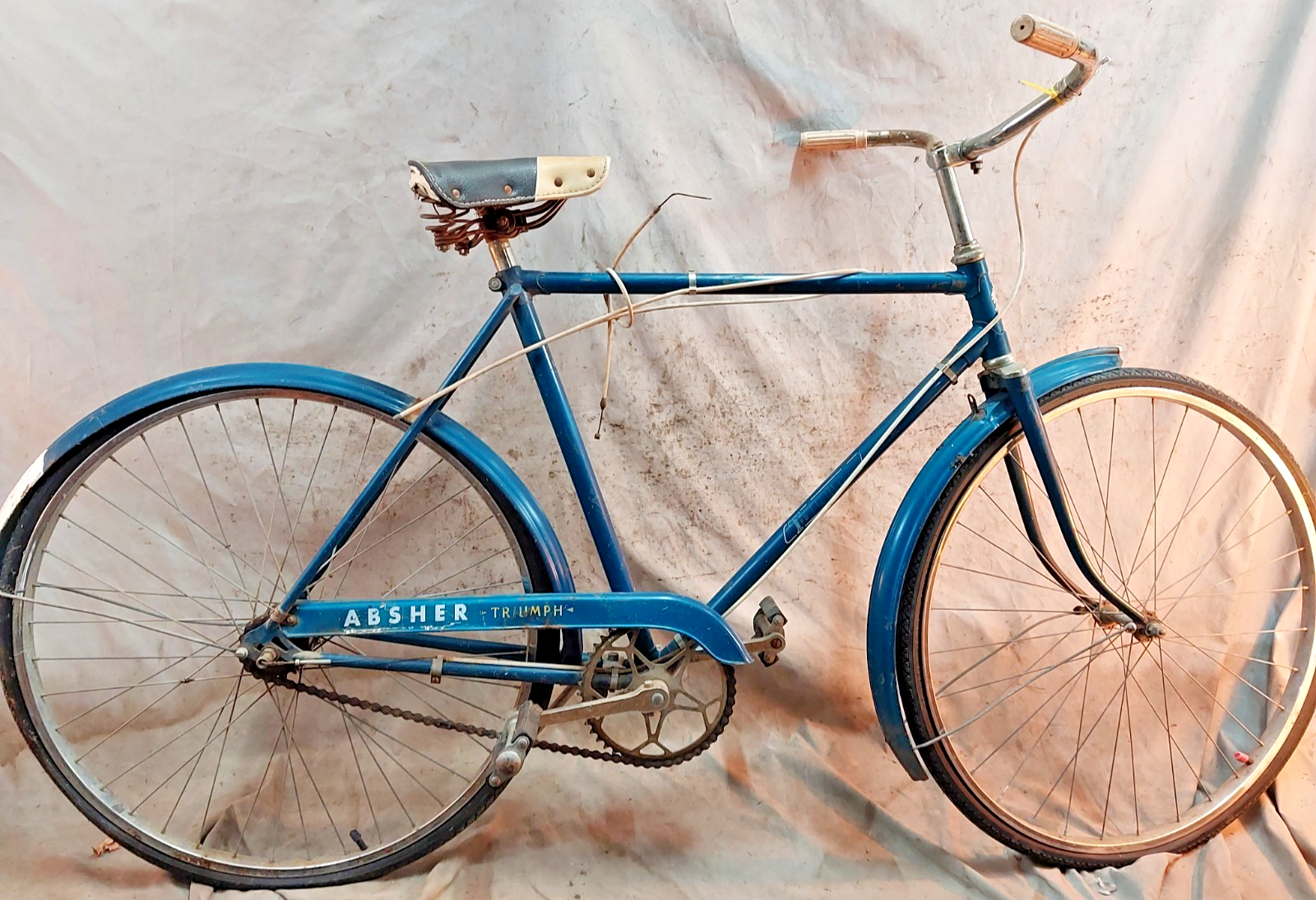 1966 Triumph Absher Cruiser Bike Small 54cm 3 Speed Internal Hub Lugged Steel :)