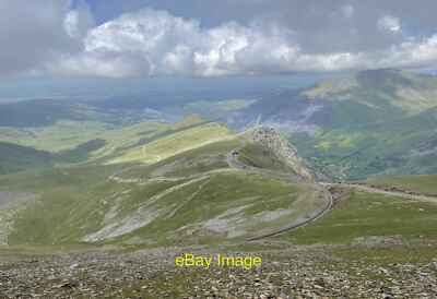 Photo 12x8 Snowdon Mountain Railway Gwastadnant The Mountain Railway viewe c2021