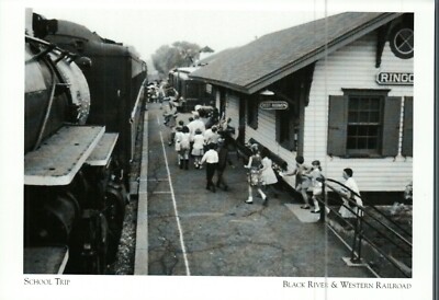 *NJ Postcard-''School Trips Start in 1966''  *Black River & W Railroad- {G279-S2}
