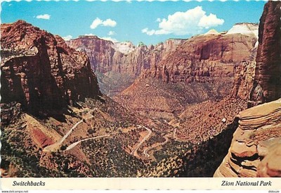 Carte Postale - Etats Unis - Zion National park - Switchbacks - Etat de Utah - U