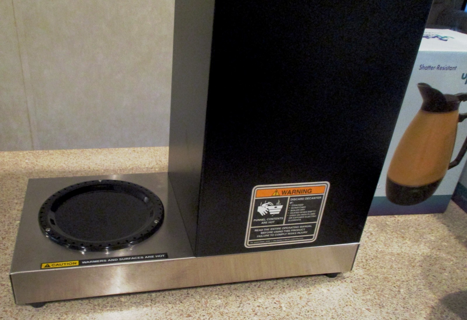 COMMERCIAL BUNN COFFEE MACHINE VPR SERIES NEW POUROVER BUNN COFFEE MAKER