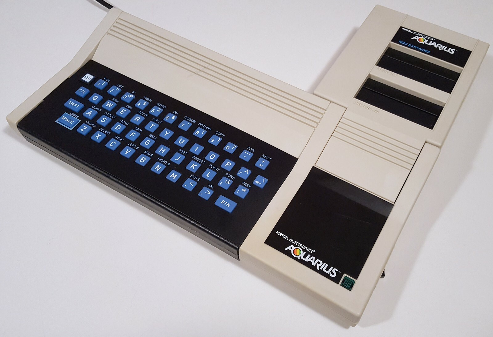 MATTEL AQUARIUS VINTAGE COMPUTER SYSTEM WORKING w/ PRINTER RECORDER 16K MEMORY