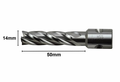 Annular Cutter kit 20,22,24,26 x 50mm HSS Annular Broach Cutter Universal Shank