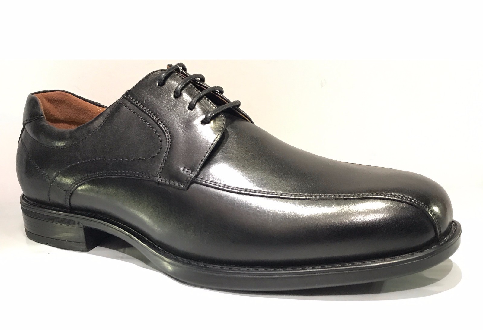 

Florsheim MIDTOWN BIKE OX Mens Black Leather 12165-001 Комфортные оксфорды, Черный