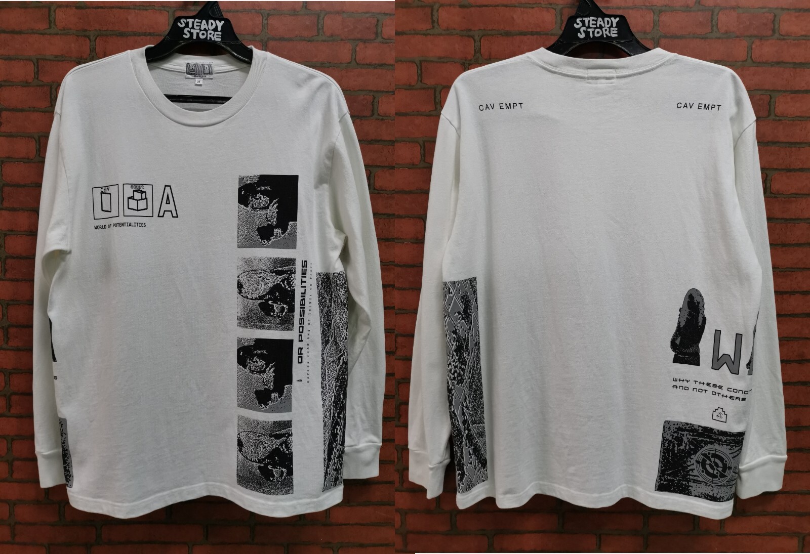 VINTAGE CAV EMPT WORLD OF POTENTIALITIES REFLECTIVE PRINT VINTAGE CAV EMPT WORLD OF POTENTIALITIES REFLECTIVE PRINT