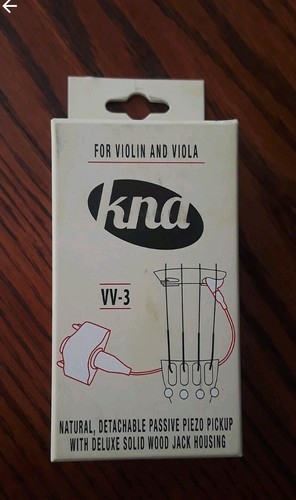 KNA Kremona VV3 Violin/Viola Piezo Pickup with 1/4