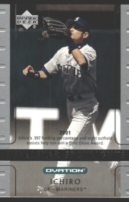 Ichiro #93 2002 Upper Deck Ovation Silver Seattle Mariners