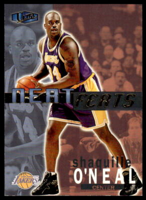 NBAカード SHAQUILLE O’NEAL FLEER 1997 1997-98 Ultra #4 NF Shaquille O'Neal BASKETBALL Los Angeles
