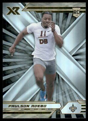 2021 Panini XR #155 Paulson Adebo Rookie Card. rookie card picture