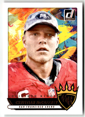 Panini NFL Donruss 2025 No. GK-CMY Christian McCaffrey Gridiron Kings