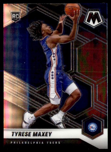 2020-21 Panini Mosaic Basketball Rookie RC #203 Tyrese Maxey