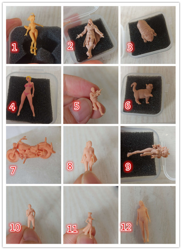DIY Women lady Male Scene Prop Miniatures Figures Doll For