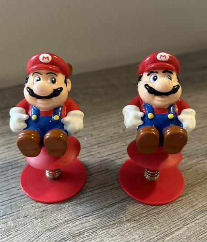 Lot Of 2 Vintage 1989 Super Mario Bros Spring Pop Up Jumping