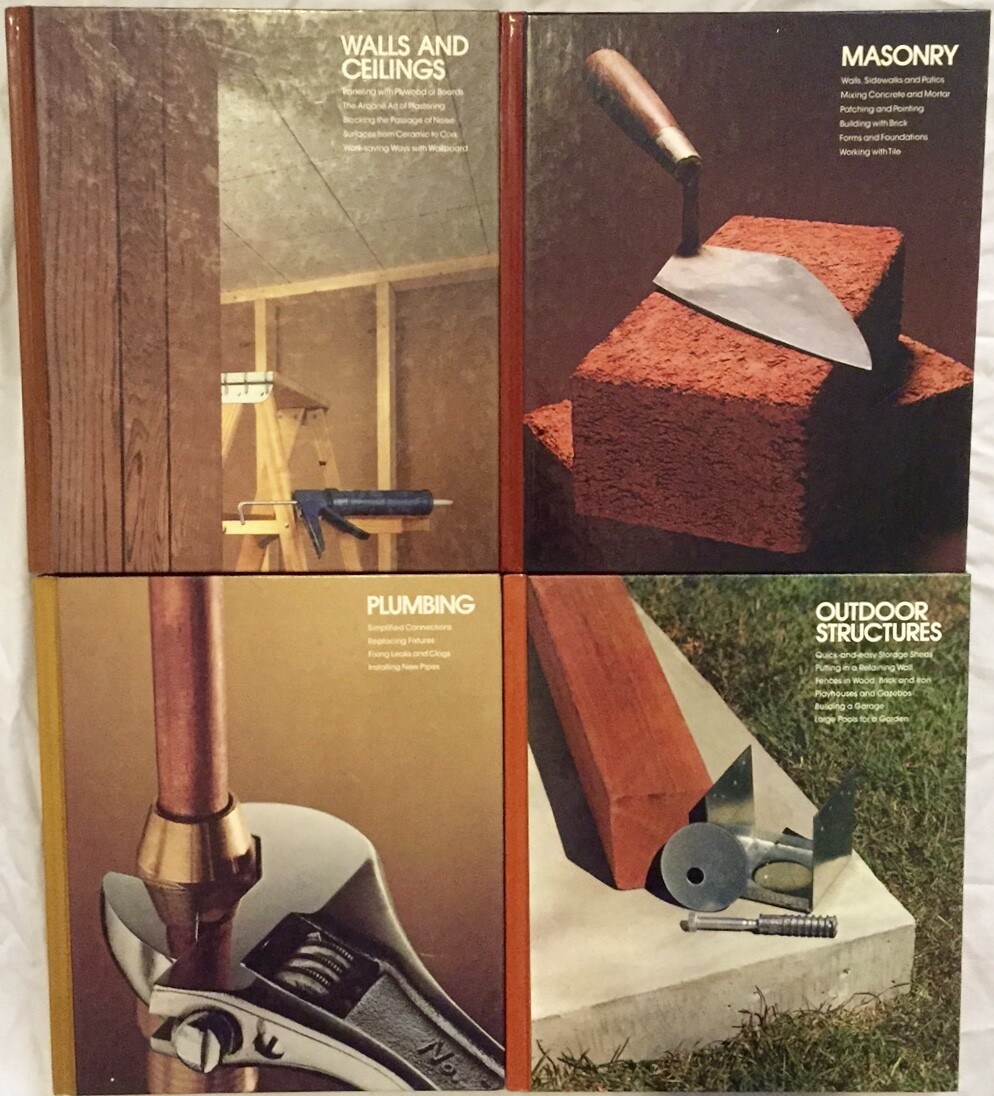 TIME LIFE HOME REPAIR AND IMPROVEMENT BOOKS PLUMBING WIRING HEATING LOT OF 19