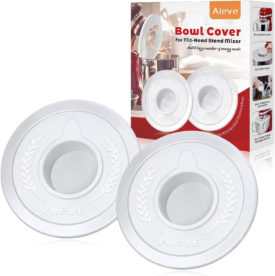 2 Pack Mixer Bowl Covers Splatter Guard Lids For Kitchen Aid 4.5 To 5 Qt Tilt NE