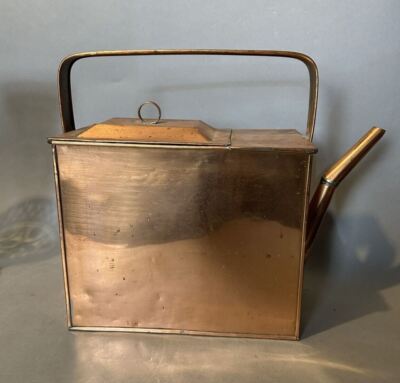 Unusual Primitive Antique Country Kitchen Copper Watering Can