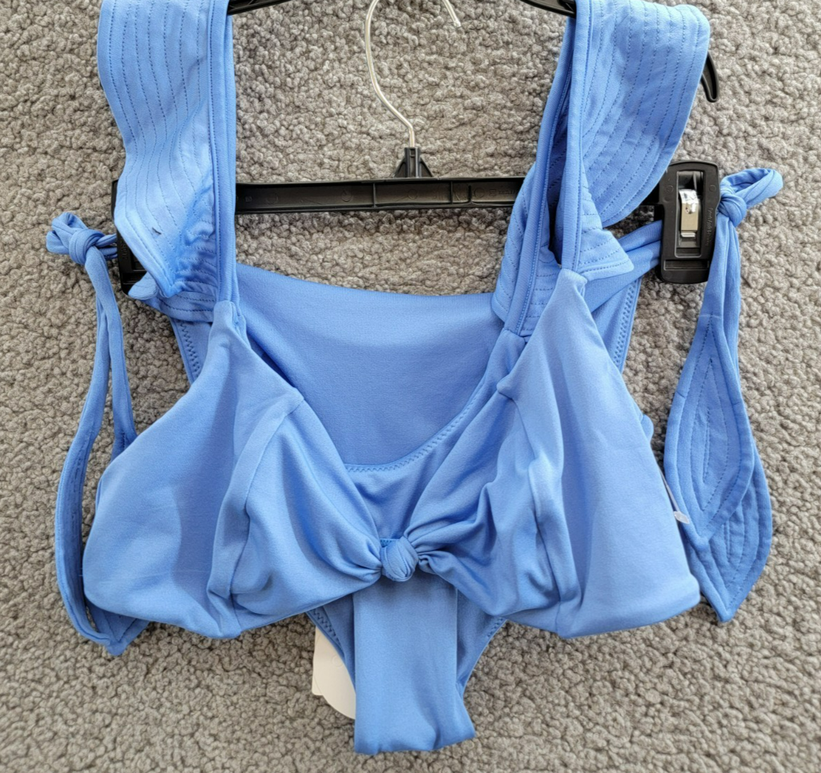 Peixoto Amara Bikini Top & Juliet Bikini Bottom Set Women's M Laz Blue Side Tie - Picture 2 of 23