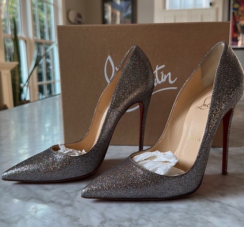 Christian Louboutin So Kateシルバーグリッターパンプス $_12.JPG?set_id=880000500F