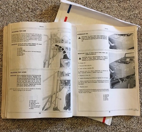John Deere Operators Manual 40 Bale Ejector #OME73157 Issue H4 USED