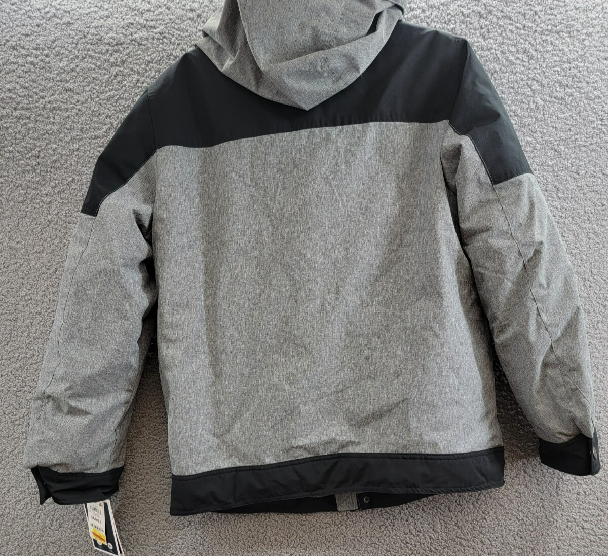 Club Room 3-in-1 Hooded Jacket Men's S Black/Gray Heather Snap Zip Closure L/S - Picture 15 of 19