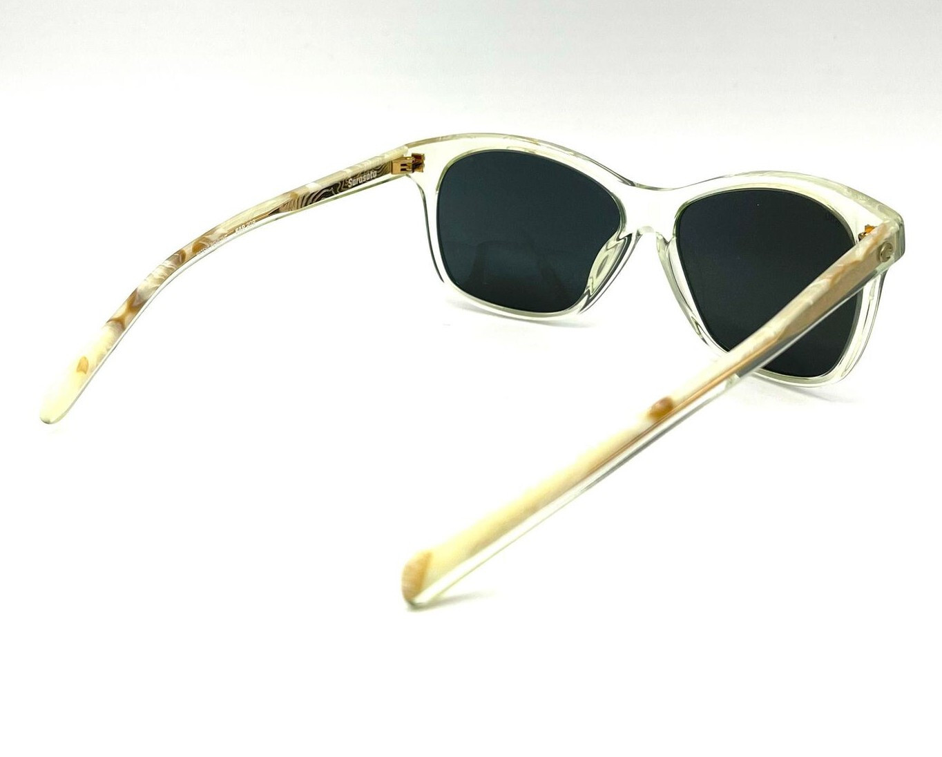 Pre-owned Costa Del Mar Sarasota Sunglasses Shiny Seafoam/gray 580glass