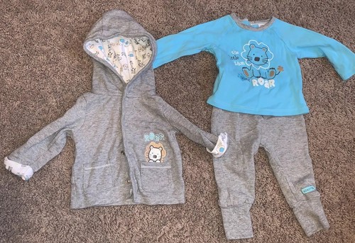 Baby Boys 16 Piece Clothing Lot 6 Months Carter’s Sleepers Fall Winter