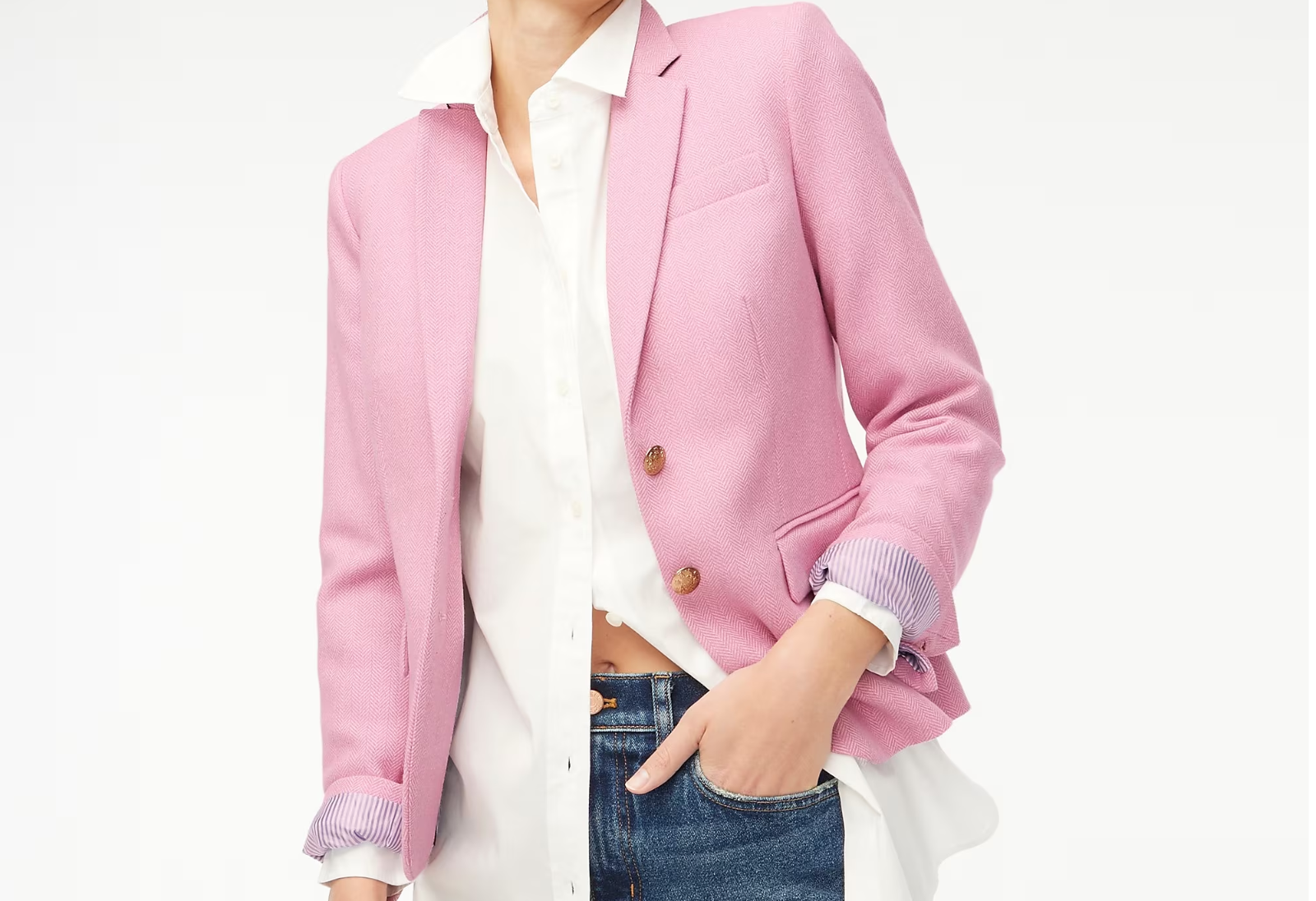 ジャケット Burberry SS24 Pink wool blazer (8082619 B8640) Burberry Blazers for Women | Online Sale up to 70% off | Stylemi