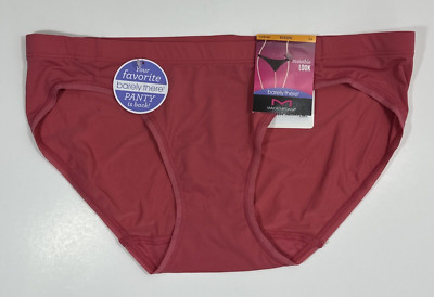 Maidenform Silky Barely There Bikini Panty DMBTBK Coral Pink Small 5 New