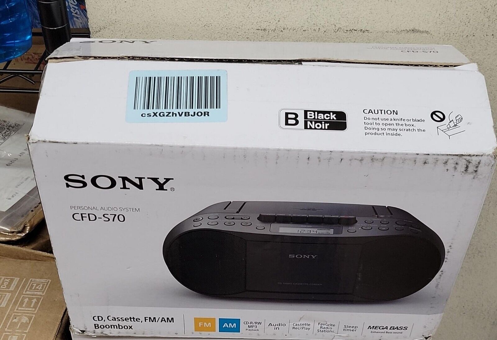 ラジオ・コンポ Sony CFD-S70 CD Boombox Recorder FM/AM SONY CFD-S70 CD Boombox with Recorder FM AM Wide-FM 3 Colors
