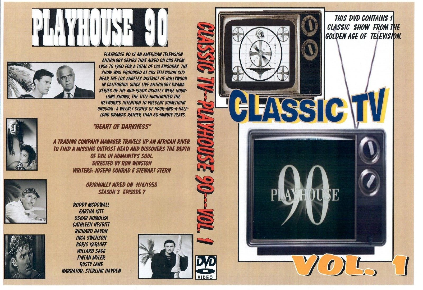 PLAYHOUSE 90 CLASSIC TV SHOW VOL 1 