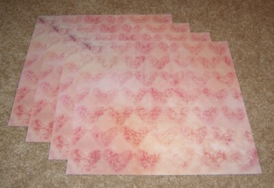 Creative Imaginations Single Sided Papers (4) ~ Sonnets Translation Heartprint