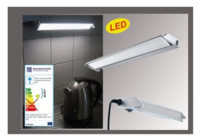 LED Unterschrank Leuchte Küchenschrank Unterbau Lichtleiste 230V mit