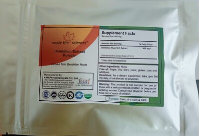 Dandelion Root 10:1 Extract Powder Pure and High Quality 