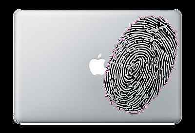 Fingerprint Sticker Apple Mac Book Air/Pro Dell Laptop Decal