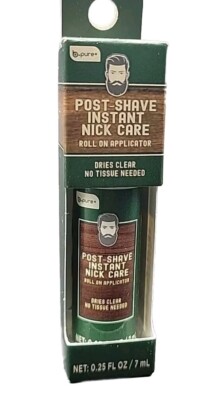 New b-Pure Post Shave Instant Nick Care Roll-on Witch Hazel & Aloe 0.25 fl. oz. 