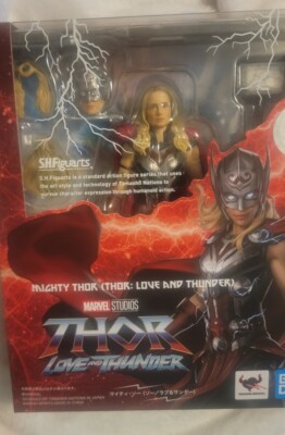 Marvel BANDAI S.H.FIGUARTS THOR: LOVE AND THUNDER MIGHTY THOR JANE FOSTER USED