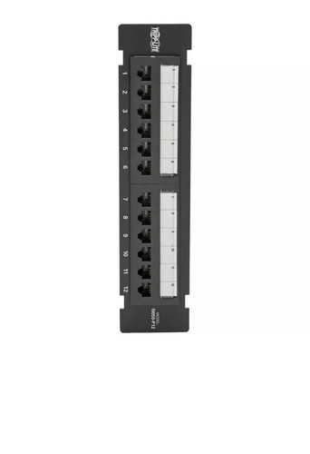 Tripp Lite Cat5 / Cat5e Wall-Mount Patch Panel 12Port 110 586B RoHS Compliant
