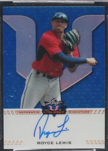 2017 Leaf Valiant Draft - Royce Lewis #BA-RL1