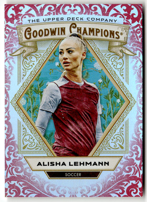 2025 Upper Deck Goodwin Champions No. 69 Alisha Lehmann Red Rainbow