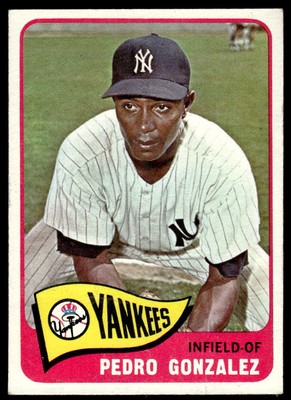 1965 Topps #97 Pedro Gonzalez New York Yankees Baseball