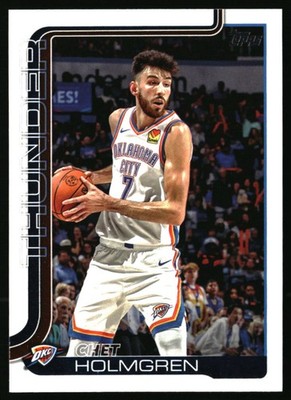 2025-26 Topps Chet Holmgren #118 Oklahoma City Thunder