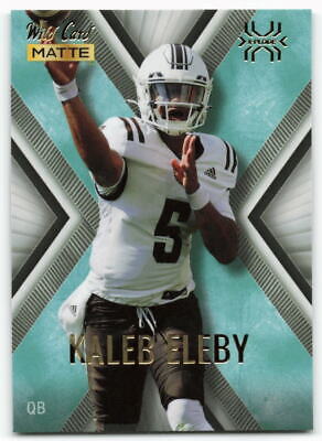 2022 Kaleb Eleby Wild Card Matte White Rookie X-Plode Blue. rookie card picture